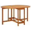 Patio Table 51.1"x35.4"x28.3" Solid Acacia Wood