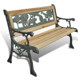 Children Patio Bench 33.1" Wood