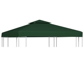 Gazebo Cover Canopy Replacement 1 oz/ftÂ² Green 9.8'x9.8'