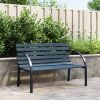 Patio Bench 47.2" Gray Wood