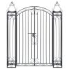 Ornamental Garden Gate Wrought Iron 48"x8.1"x63"