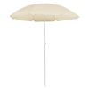 Outdoor Parasol with Steel Pole Sand 70.9"