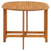 Patio Table 51.1"x35.4"x28.3" Solid Acacia Wood