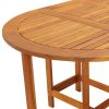 Patio Table 51.1"x35.4"x28.3" Solid Acacia Wood