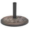 Parasol Base Resin Round Bronze 19.8 lbs