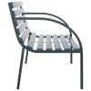 Patio Bench 47.2" Gray Wood