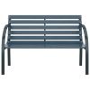 Patio Bench 47.2" Gray Wood