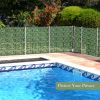 Faux Ivy Leaf Decorative Privacy Fence