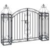 Ornamental Garden Gate Wrought Iron 48"x8.1"x39.4"