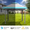 10' x 10' Outdoor Pop-up Canopy With 4 Sidewalls Blue&White