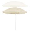 Outdoor Parasol with Steel Pole Sand 70.9"