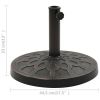 Parasol Base Round Polyresin 28.7 lb Bronze