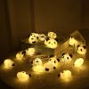 1pc LED Panda String Lights; Cute Modeling Lights; Children's Room Decoration; Festive Decor ALights; 1.5m 10 Lights