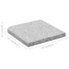 Umbrella Weight Plate Granite 55.1 lb Square Gray