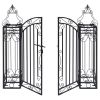 Ornamental Garden Gate Wrought Iron 48"x8.1"x39.4"