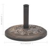 Parasol Base Resin Round Bronze 19.8 lbs