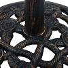 Umbrella Base Bronze 19.8 lb 15.7" Cast Iron