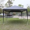 10'x30' Outdoor Party Tent with 8 Removable Sidewalls, Waterproof Canopy Patio Wedding Gazebo, Black