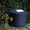 Jaxx Spring Outdoor Ottoman, Navy