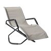 Melas Outdoor Patio 59.7" Long Folding Reclining Single Chaise