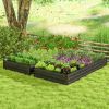 Large Outdoor Metal Planter Box for Vegetable Fruit Herb Flower