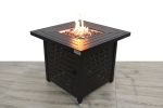 25" H x 30" W Steel Propane/Natural Gas Fire Pit Table