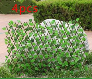 Simulation outdoor wooden fence (Option: Medium-4pcs)