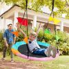 Outdoor Round Flying Saucer Tree Swing Set