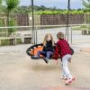 Outdoor Round Flying Saucer Tree Swing Set