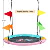 Outdoor Round Flying Saucer Tree Swing Set