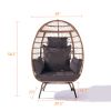 Outdoor Garden Rattan Egg Swing Chair Hanging Chair