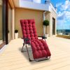 67x22in Chaise Lounger Cushion Recliner Rocking Chair Sofa Mat Deck Chair Cushion