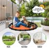 Outdoor Round Flying Saucer Tree Swing Set